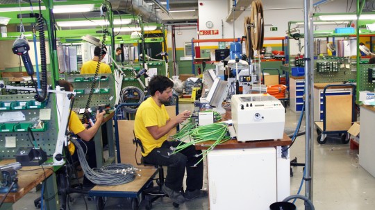 Area de cableados industriales en Urkunde