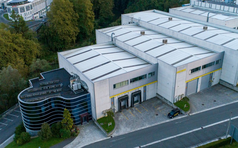 Imagen aérea de instalaciones de Urkunde