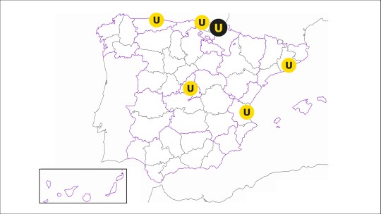 Urkunde location in Spain Urkunde location in Spain